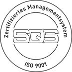 Siegel: Zertifiziertes Managementsystem ISO 9001